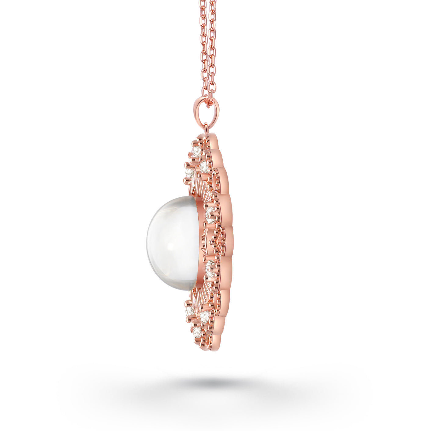 Authentic Moon Rock Blossom Series Necklace (From Lunar Meteorite NWA ...