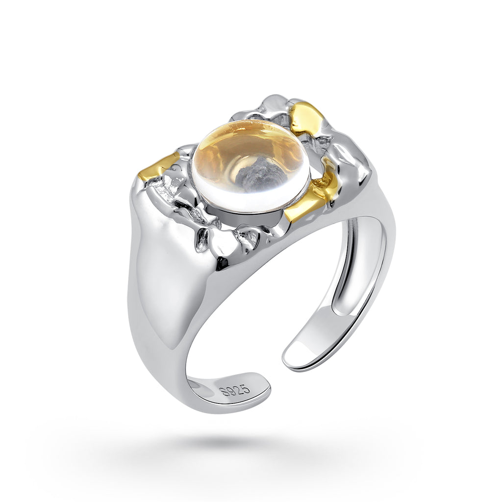 Authentic Moon Rock Series Men's Ring (From Lunar Meteorite NWA 11788 ...