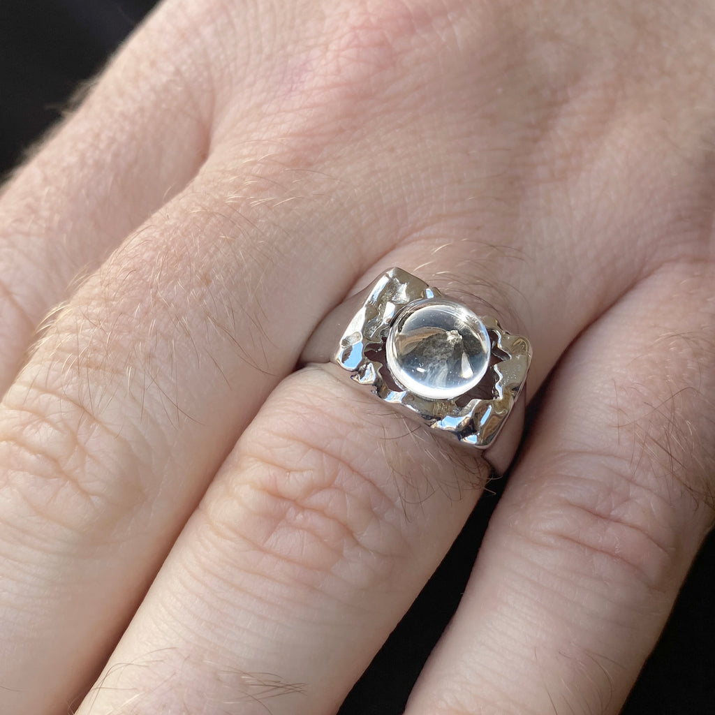 SILVER MAN IN THE MOON RING — Lux Divine