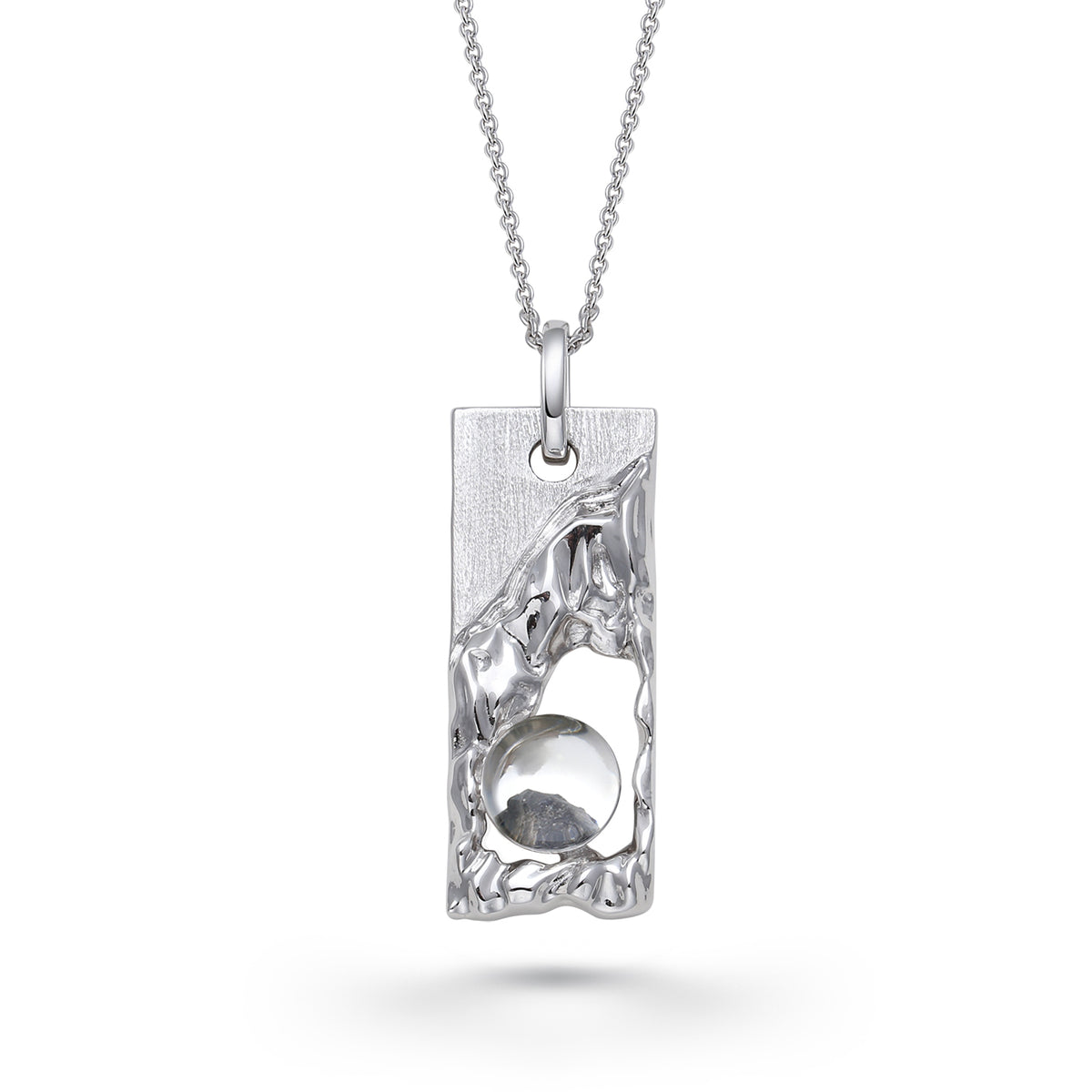 Authentic Moon Rock Rocky Series Men's Necklace (From Lunar