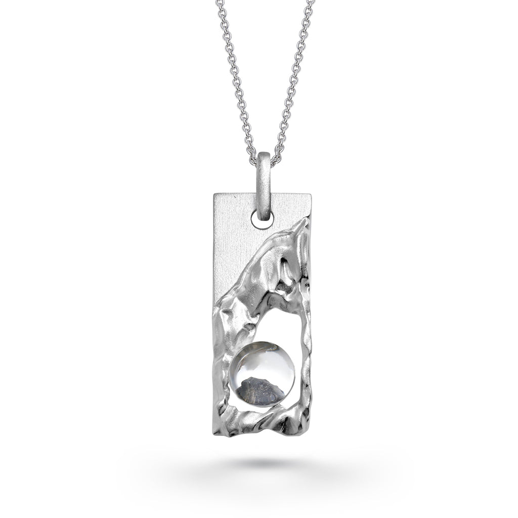 Polished Meteorite Necklace - Takohl Fine Jewelry